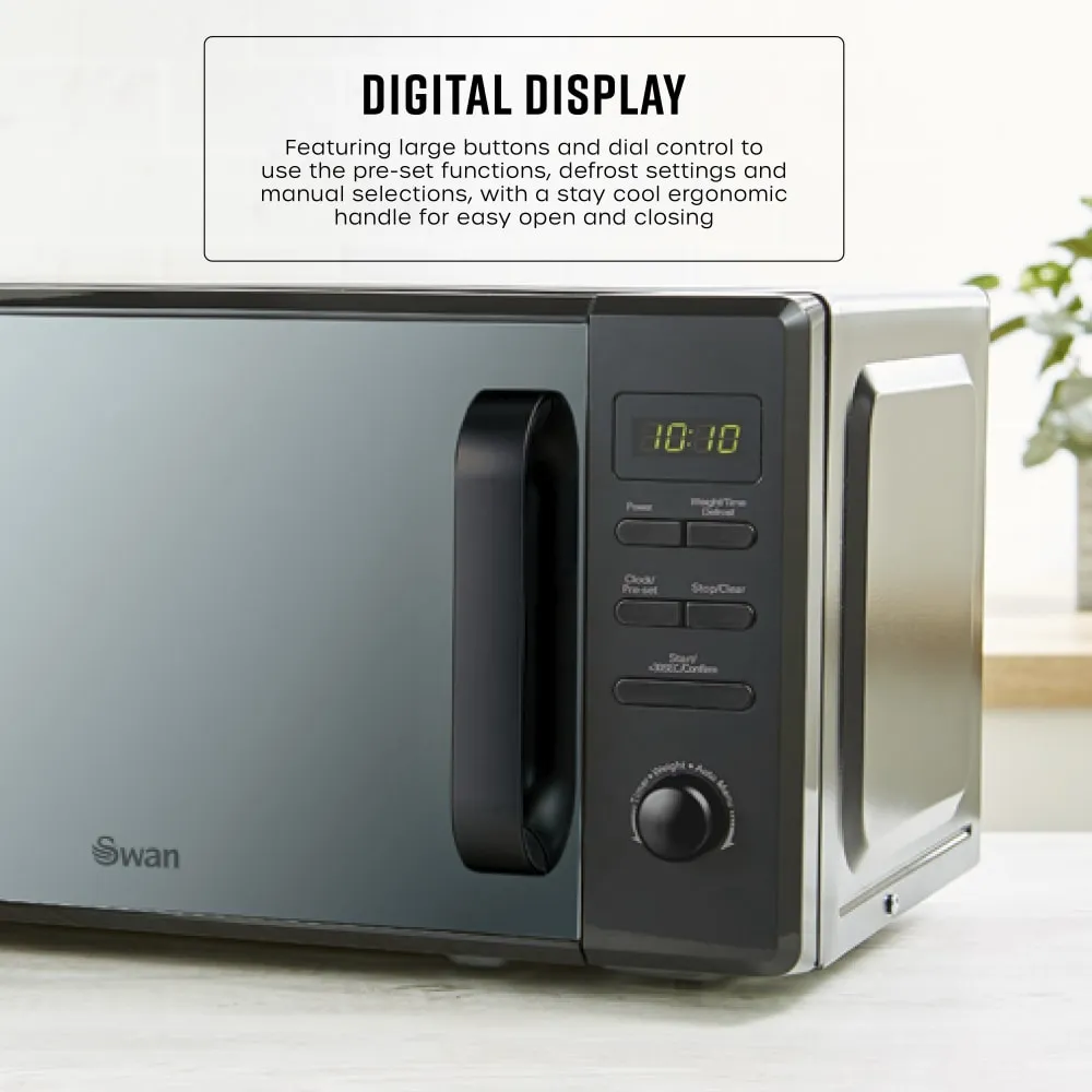 20 Litre 800W Digital Microwave