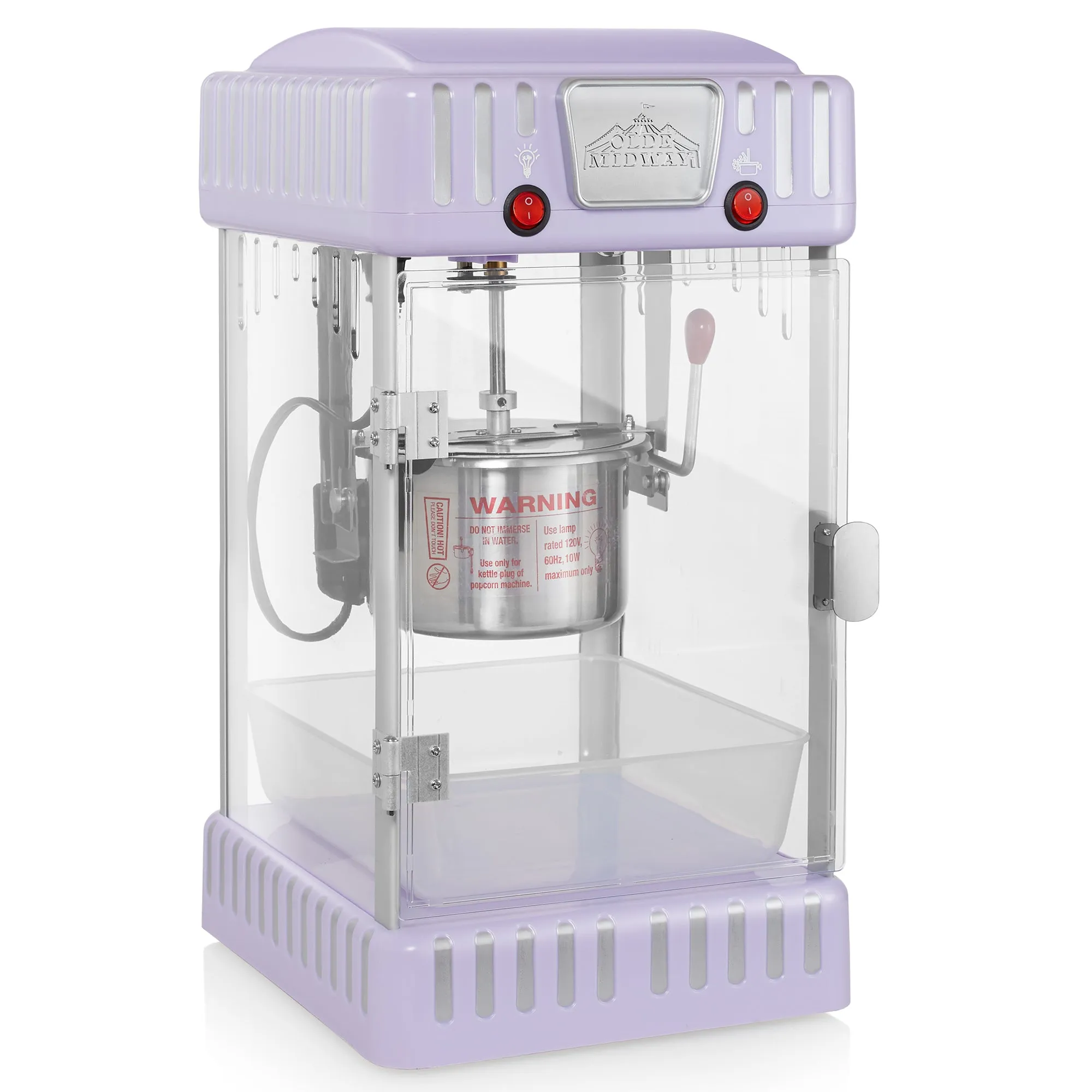 2.5 oz. Retro-Style Popcorn Machine, Purple