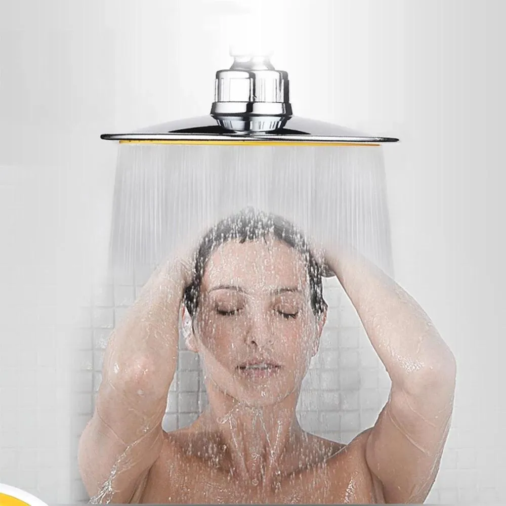 360°Rotatable Adjustable Bathroom Rain Shower Head Spray