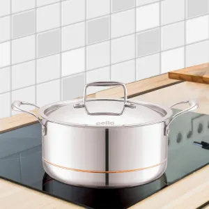 5-Ply Stainless Steel Casserole with Lid