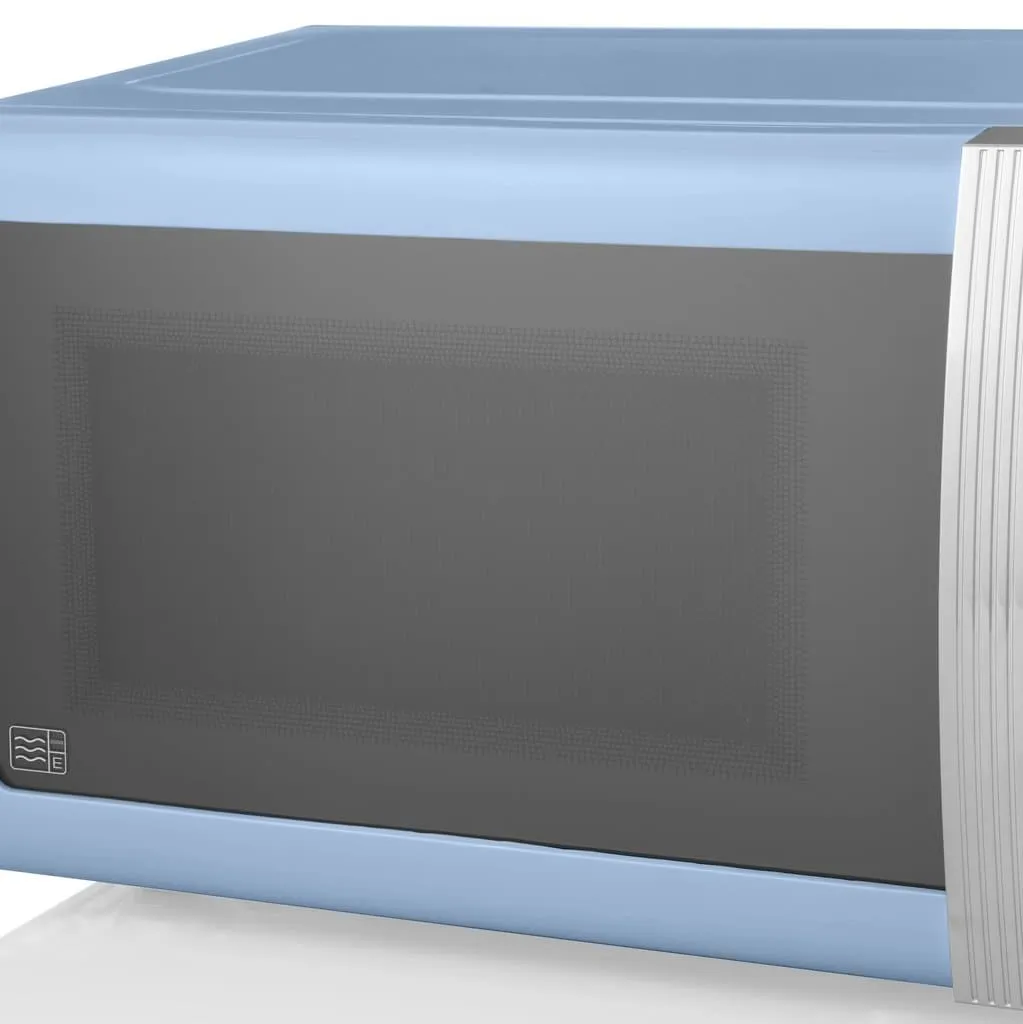 800W Retro Digital Microwave