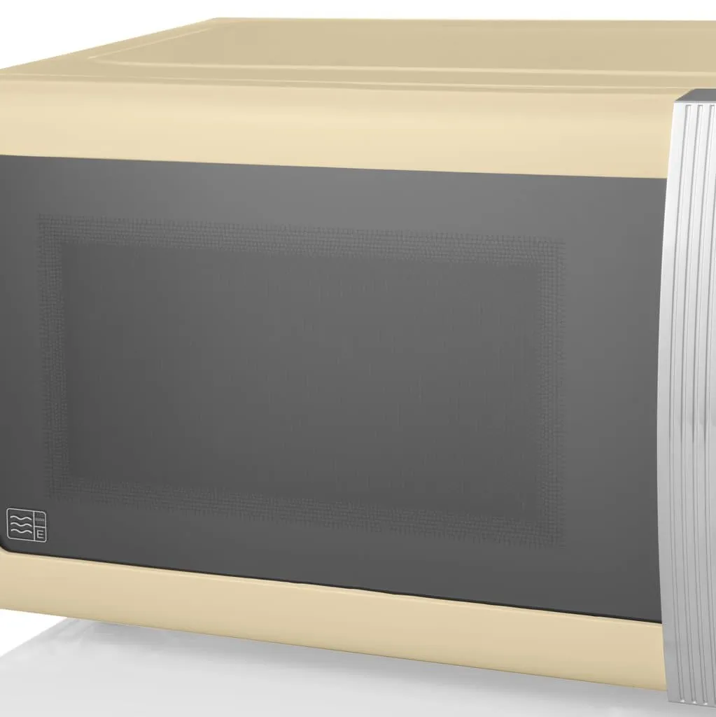 800W Retro Digital Microwave