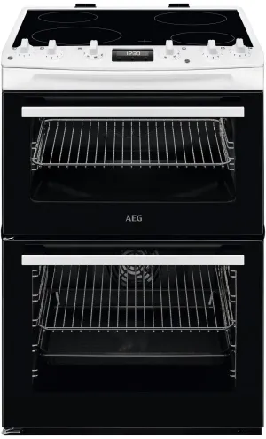 AEG 5000 SurroundCook CCX6501ACW 60cm Electric Cooker with Ceramic Hob - White