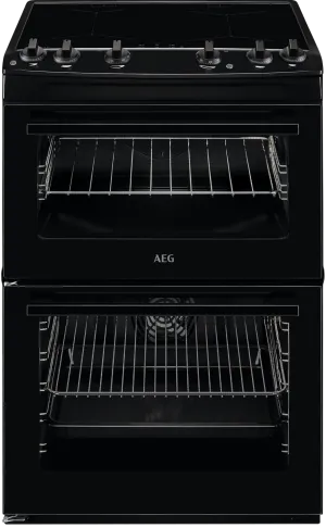 AEG 5000 SurroundCook CIX6500ABB 60cm Electric Cooker with Induction Hob - Black