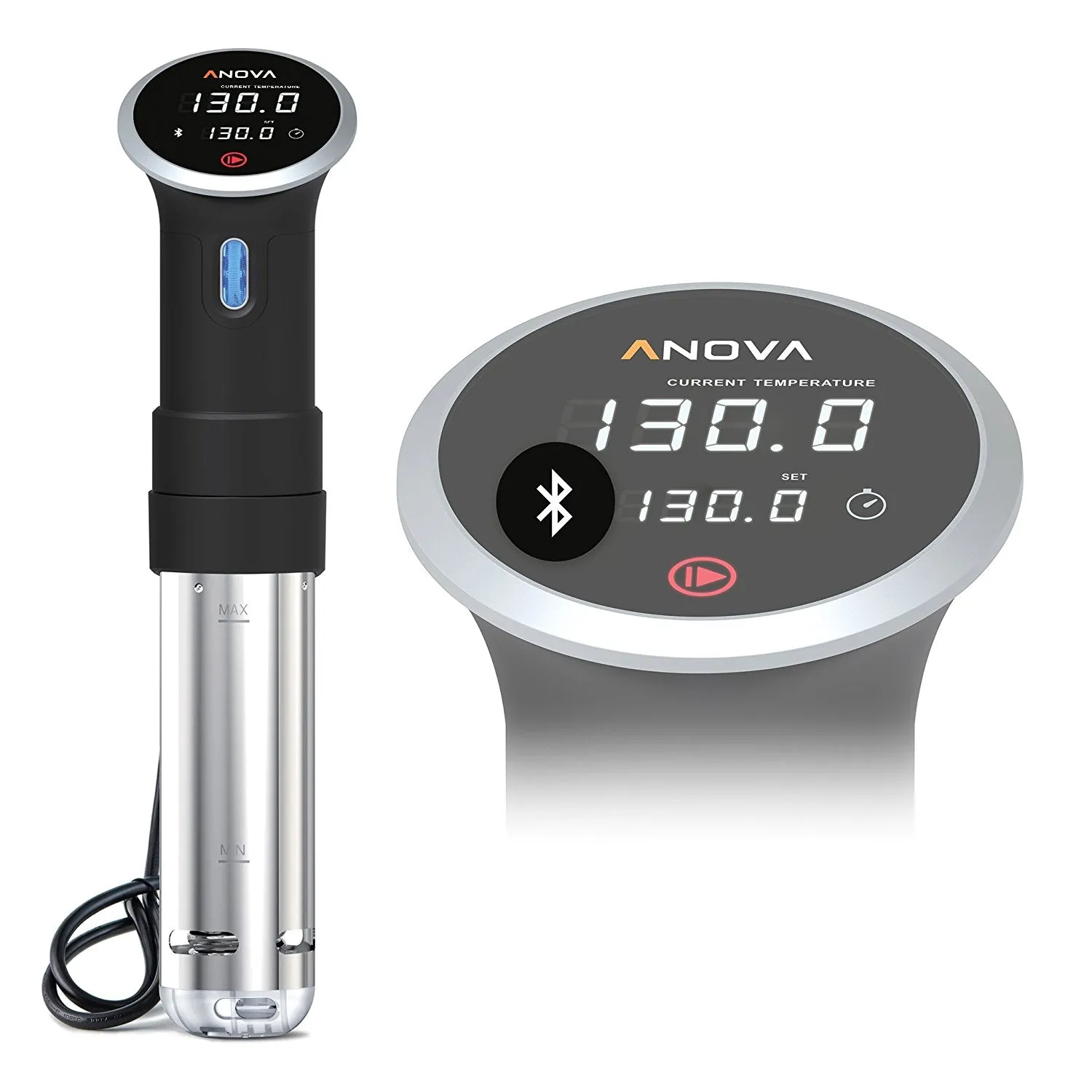 Anova Culinary Bluetooth Sous Vide Precision Cooker, 800 Watts, Black 220V