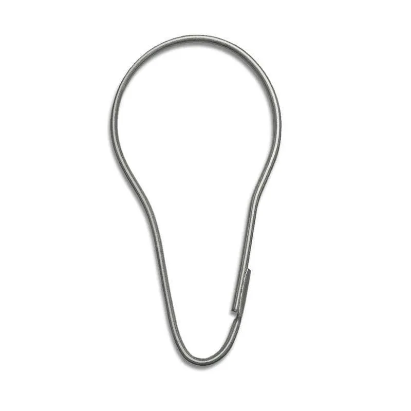 ASI 1200-SHU Commercial Shower Curtain Hook, Stainless Steel