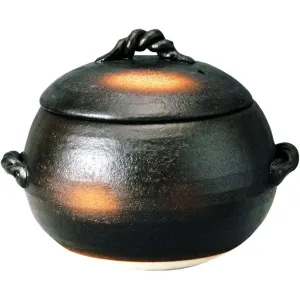 Banko Ware Donabe Rice Pot 5-Go Iga Style