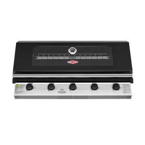 BeefEater 1200 Series 5-Burner Built In BBQ Black Enamel