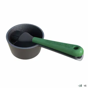 Big Green Egg&#174; Cast Iron Sauce Pot with Basting Brush