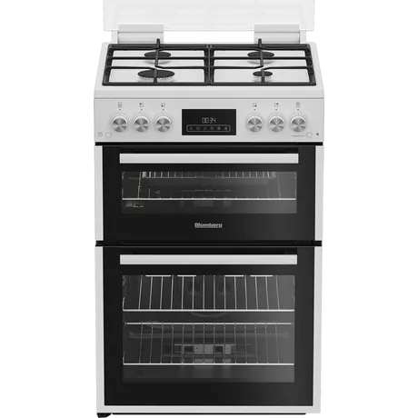 Blomberg GGRN655W 60cm Freestanding Double Oven Gas Cooker White