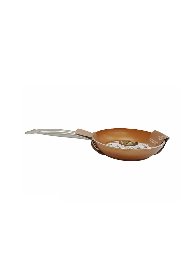 Copper Forged Frypan With Stainless Steel Handle