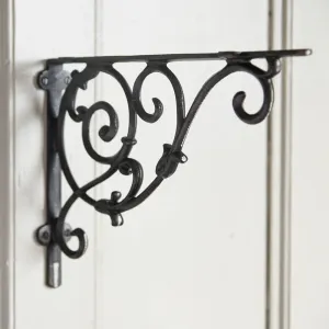 Dutch Shelf Bracket - Antique Iron