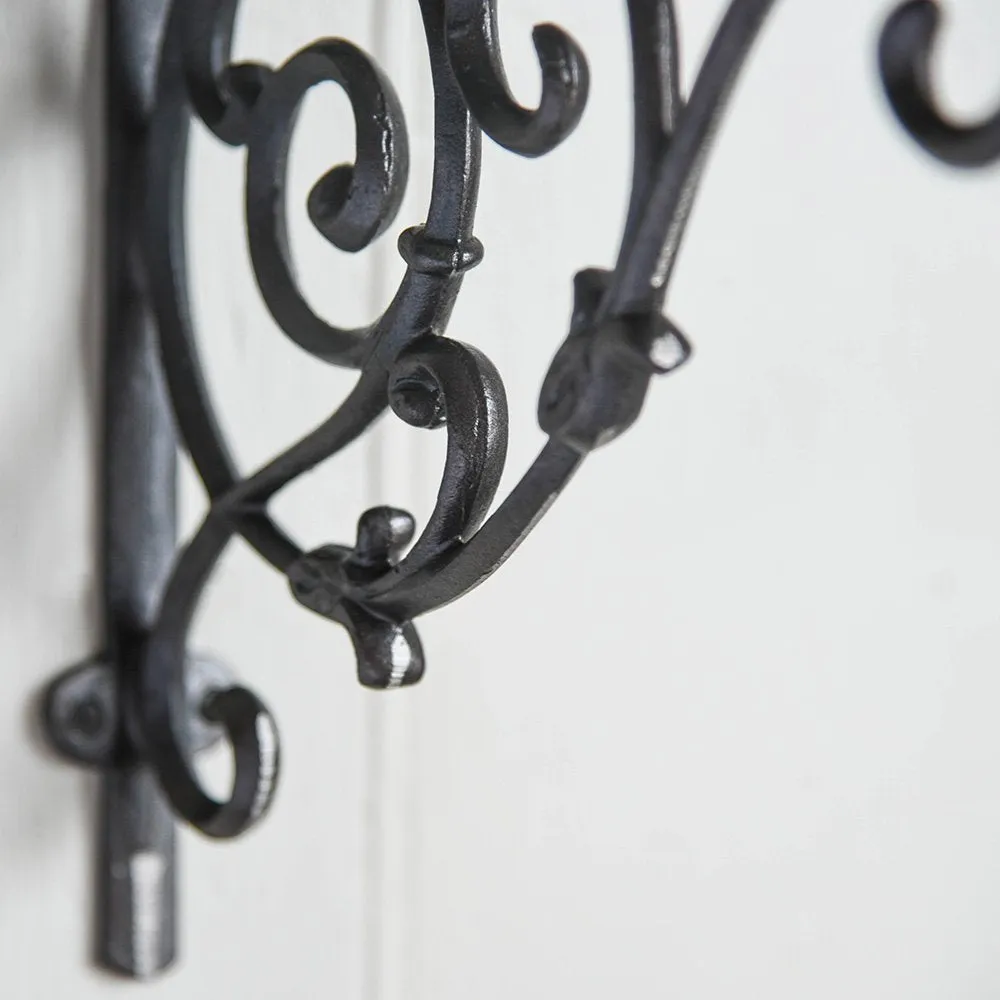 Dutch Shelf Bracket - Antique Iron