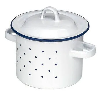 Enamel Pot High 10 cm Gluckskafer