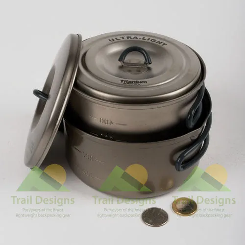 Evernew Titanium Non-Stick .9L Pot (ECA422)