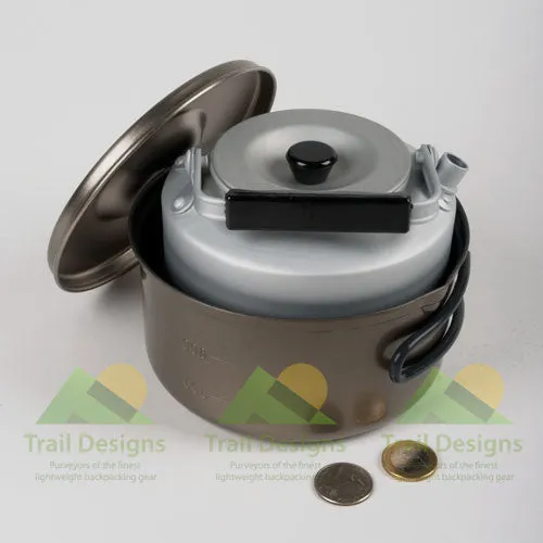 Evernew Titanium Non-Stick .9L Pot (ECA422)