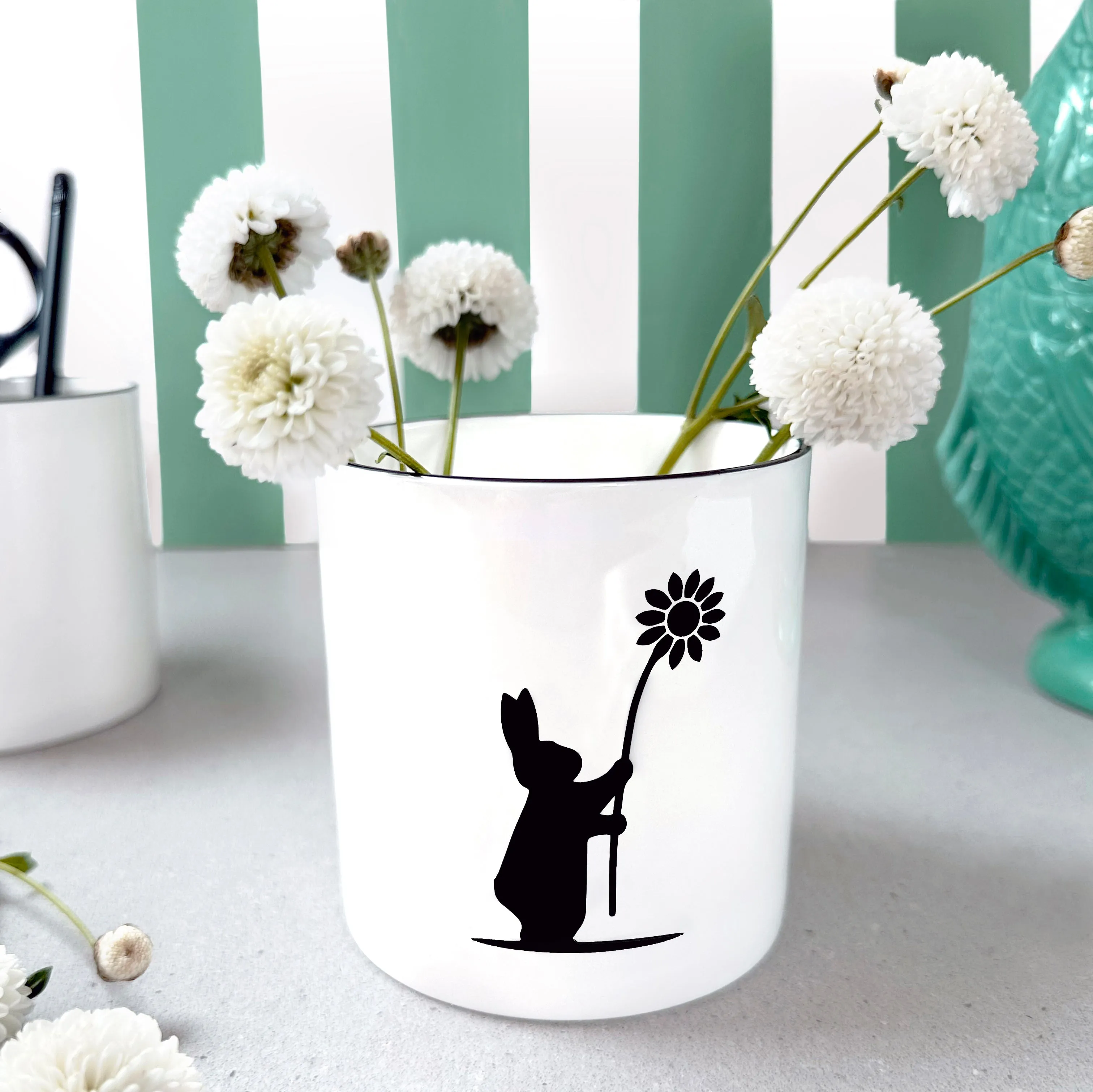 Flower Rabbit Candle