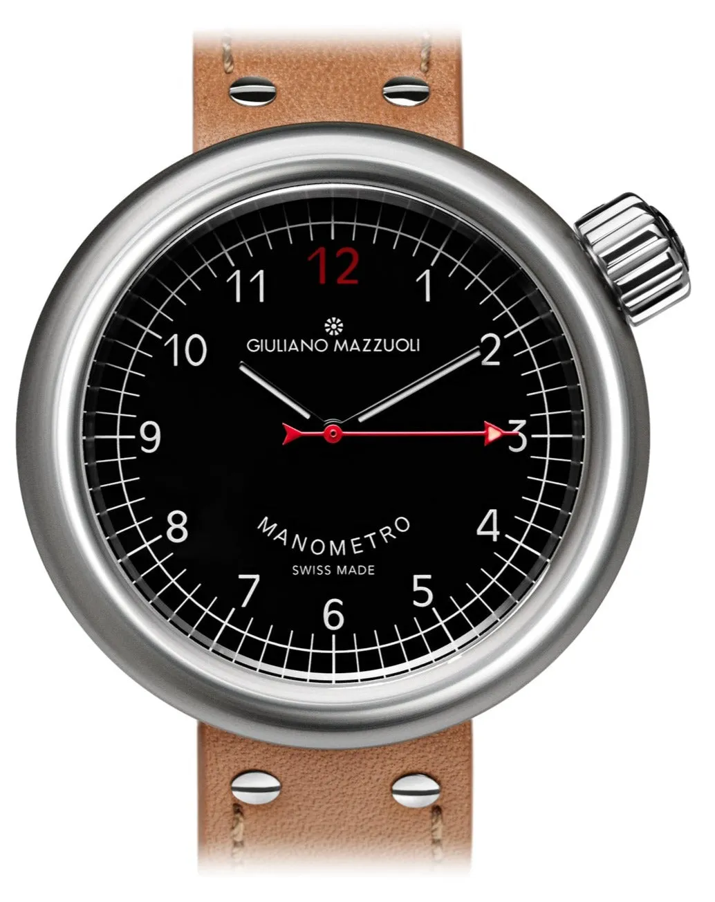 GM Watch Manometro Brushed Black