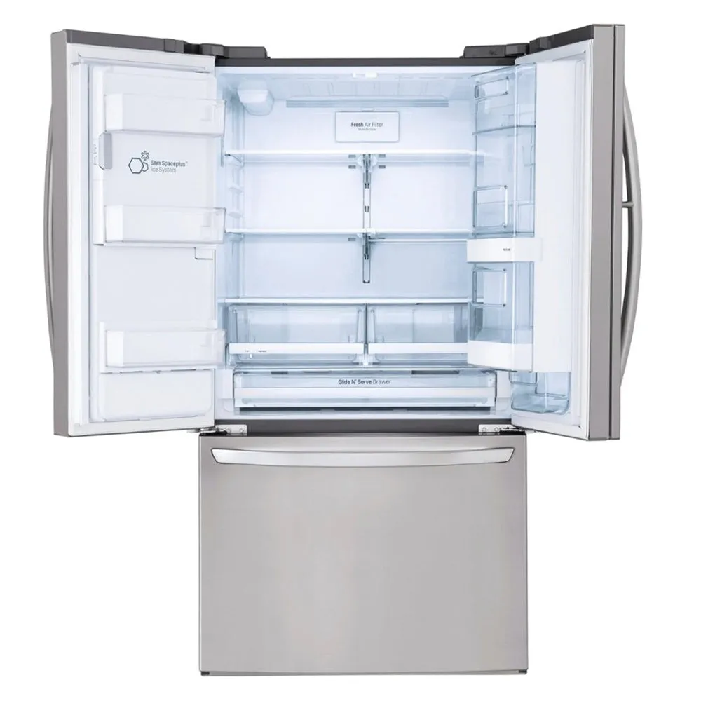 LG - 27.7 Cu. Ft. French Door in Door Smart Wi-Fi Enabled Refrigerator