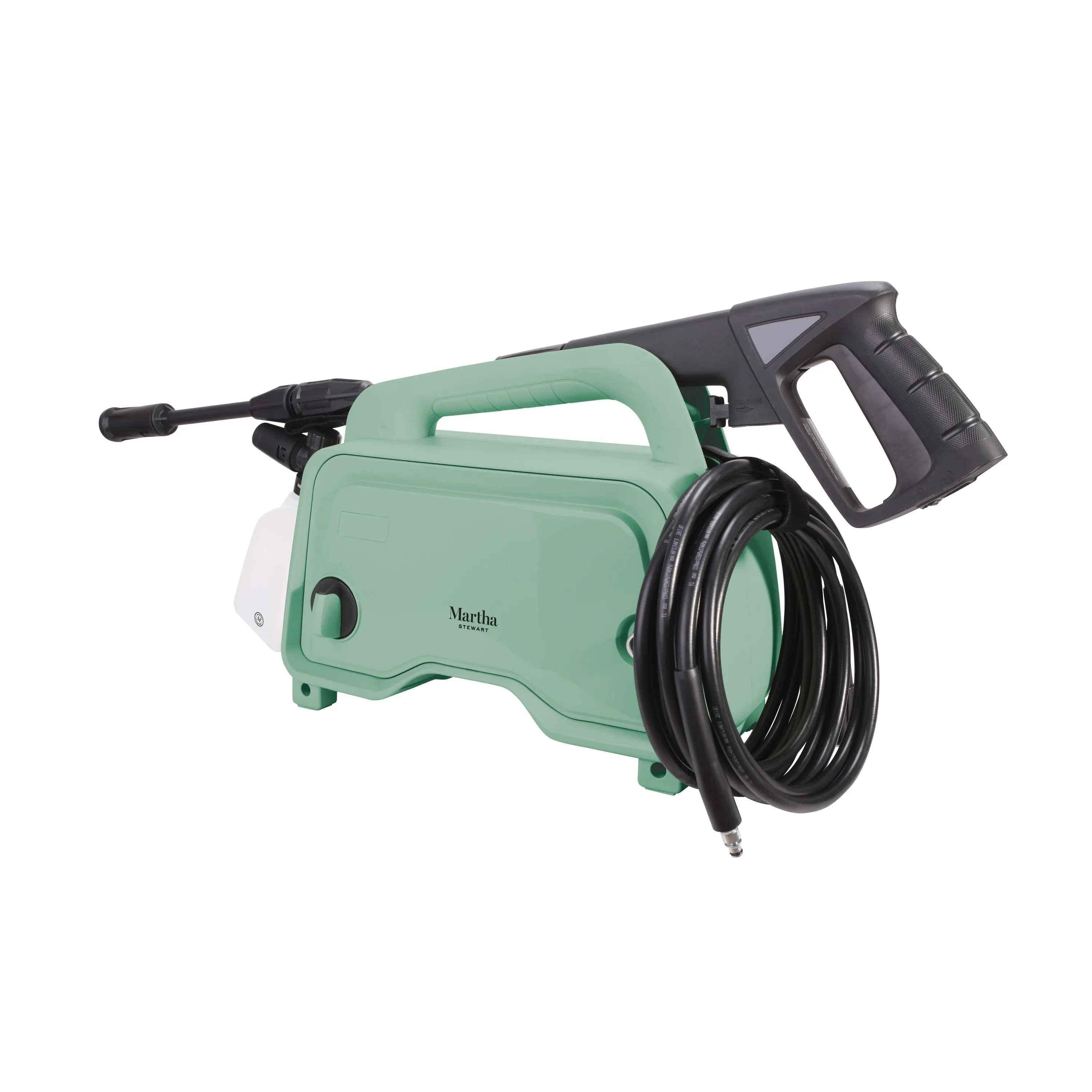 Martha Stewart MTS-1300PW-MGN Electric Pressure Washer with Adjustable Spray Wand | 1450 Max PSI | 11 Amp | 1.4 GPM (Mint)