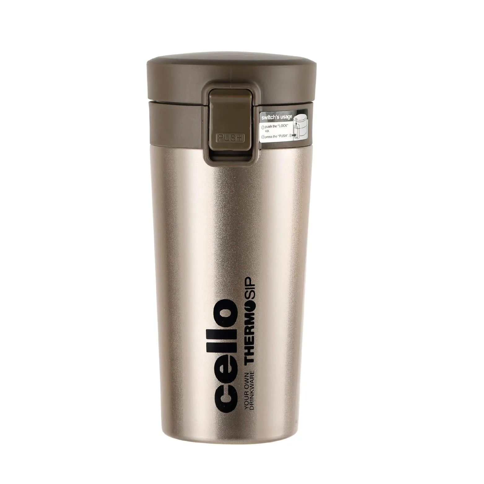 Monty Flask, Vacusteel Water Bottle, 450ml