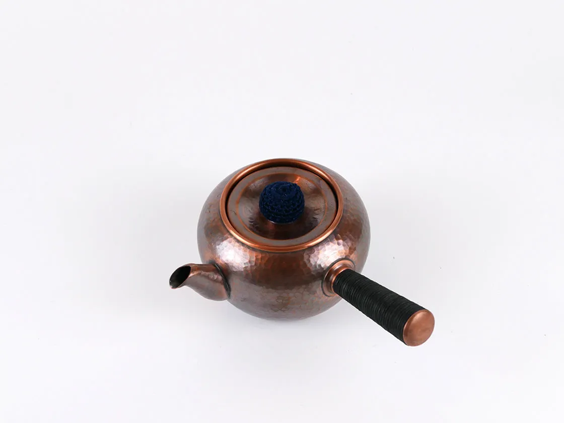 Nagasawa Copper tea pot - Circle hammer pattern