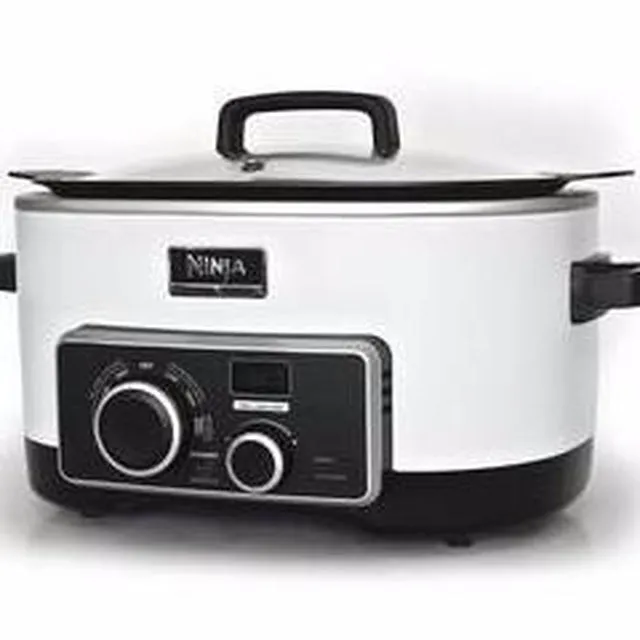 NINJA 4 IN 1 SLOW COOKER 6 QT- White Stainless Steel  (MC900QSS)