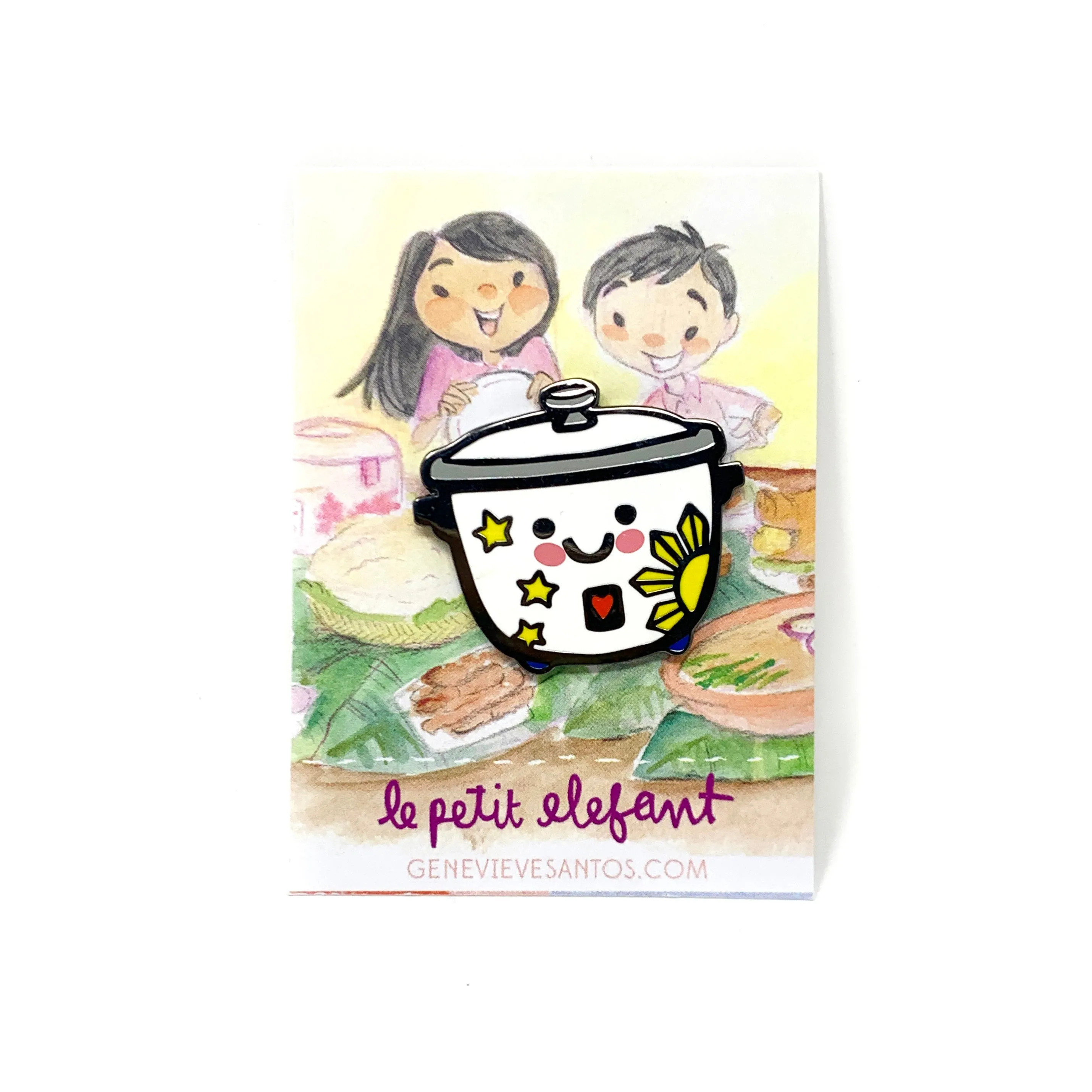 Philippine Rice Cooker Enamel Pin