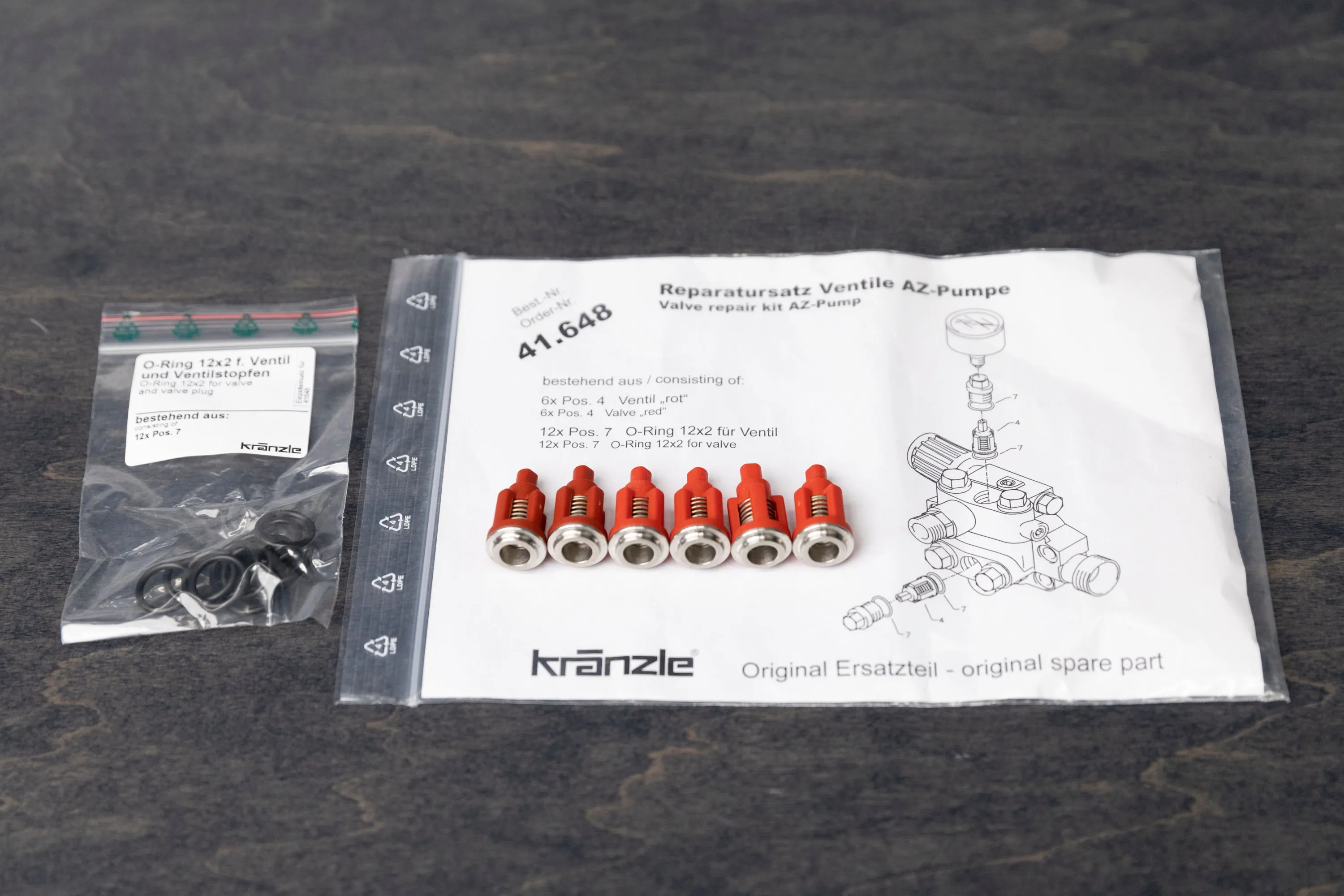 Replacement Kranzle Valve Kit