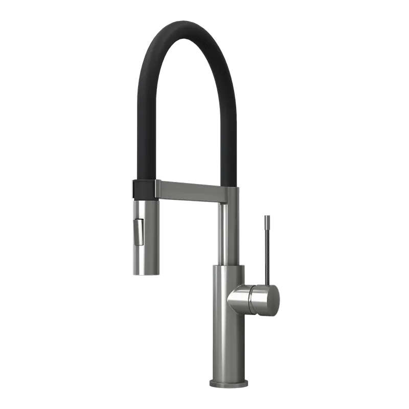 Rubi - SOBA , Stainless Steel, Single Lever Professional style Kitchen Faucet