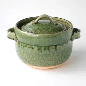 Shigaraki Ware Donabe Rice Pot 5-Go