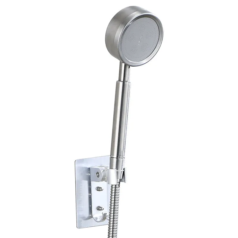 Stainless Steel Black High-Pressure Shower Head, HG0043