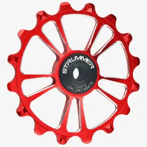 Strummer Super CNC Rear Derailleur Pulley Wheel (with Black Ceramic Bearings)