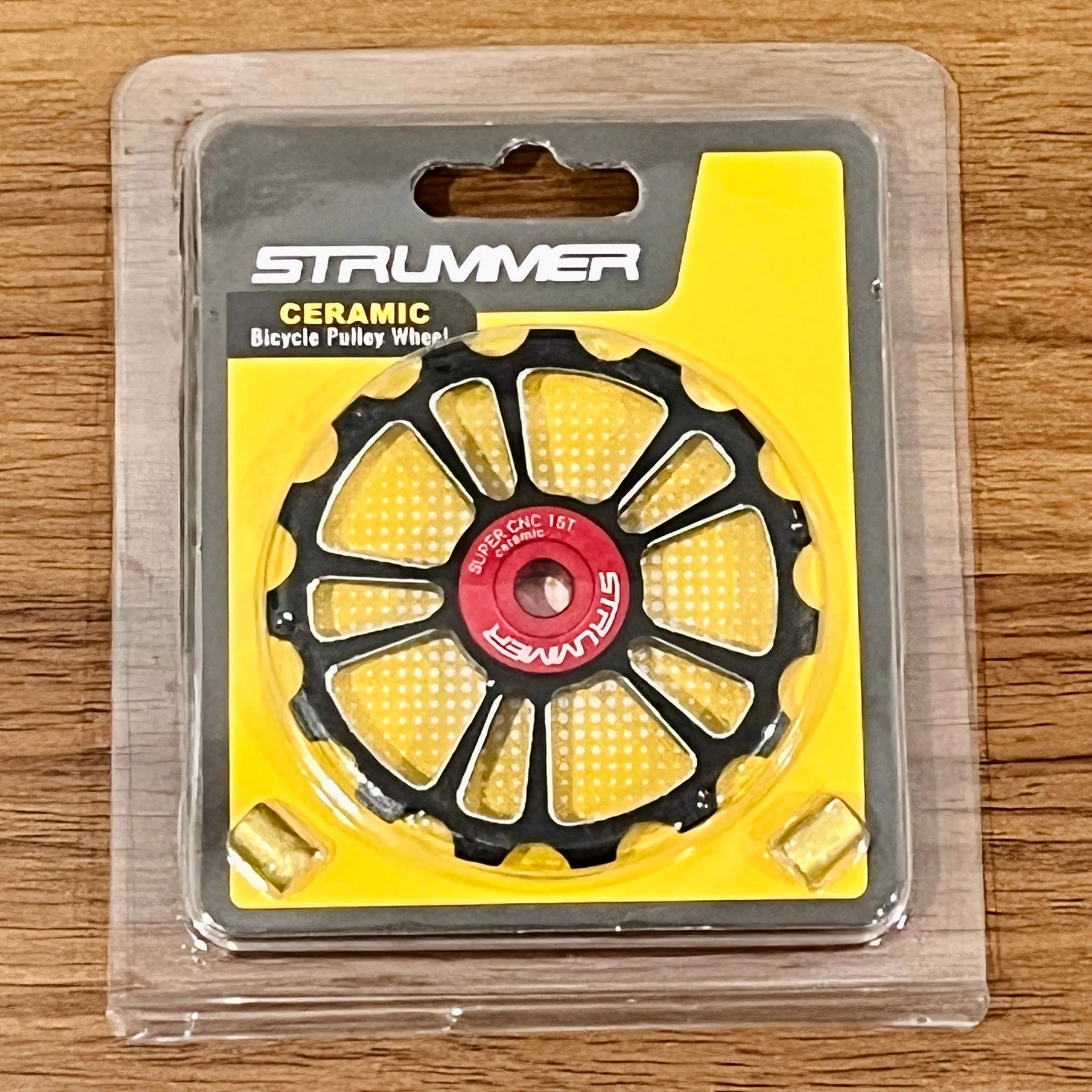 Strummer Super CNC Rear Derailleur Pulley Wheel (with Black Ceramic Bearings)