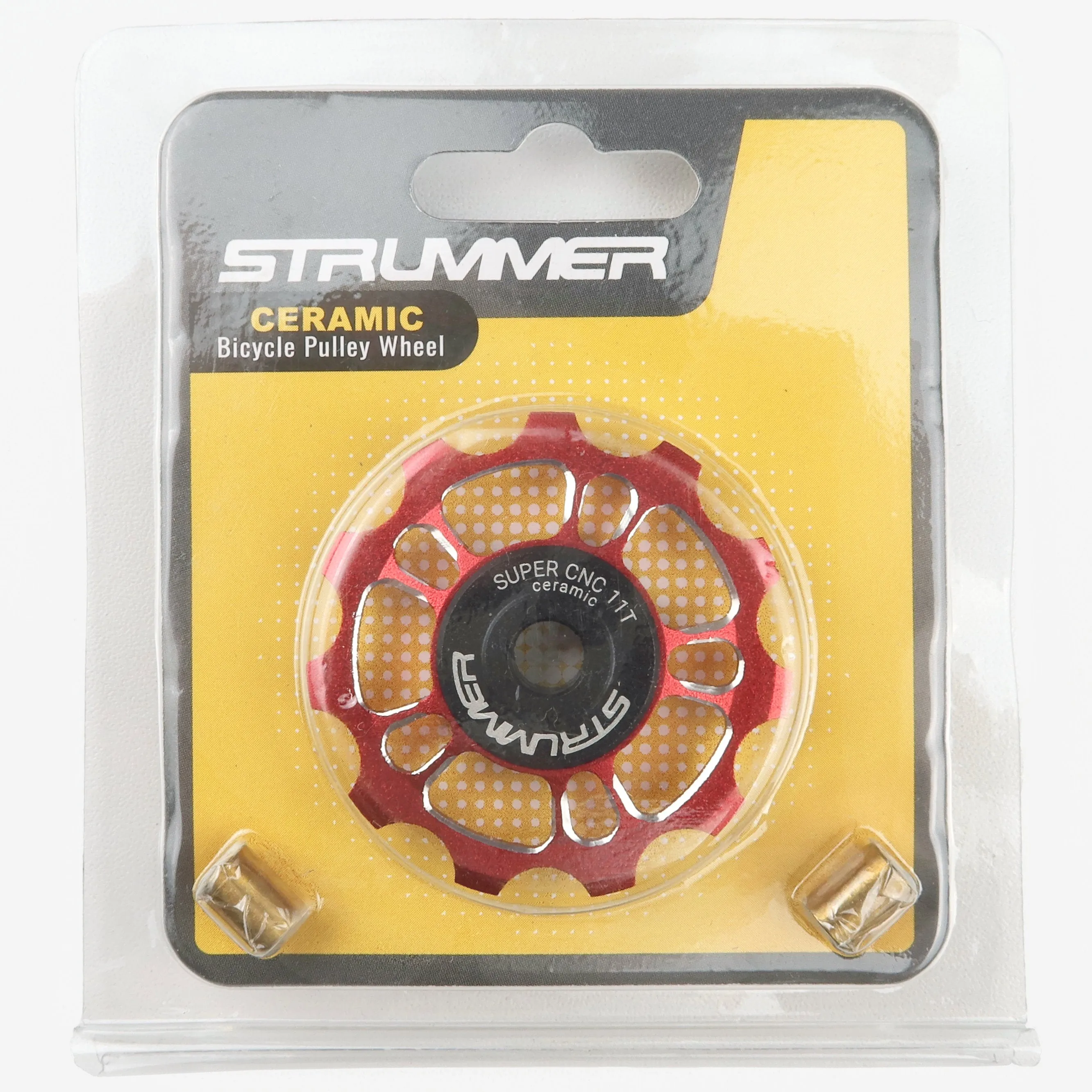 Strummer Super CNC Rear Derailleur Pulley Wheel (with Black Ceramic Bearings)