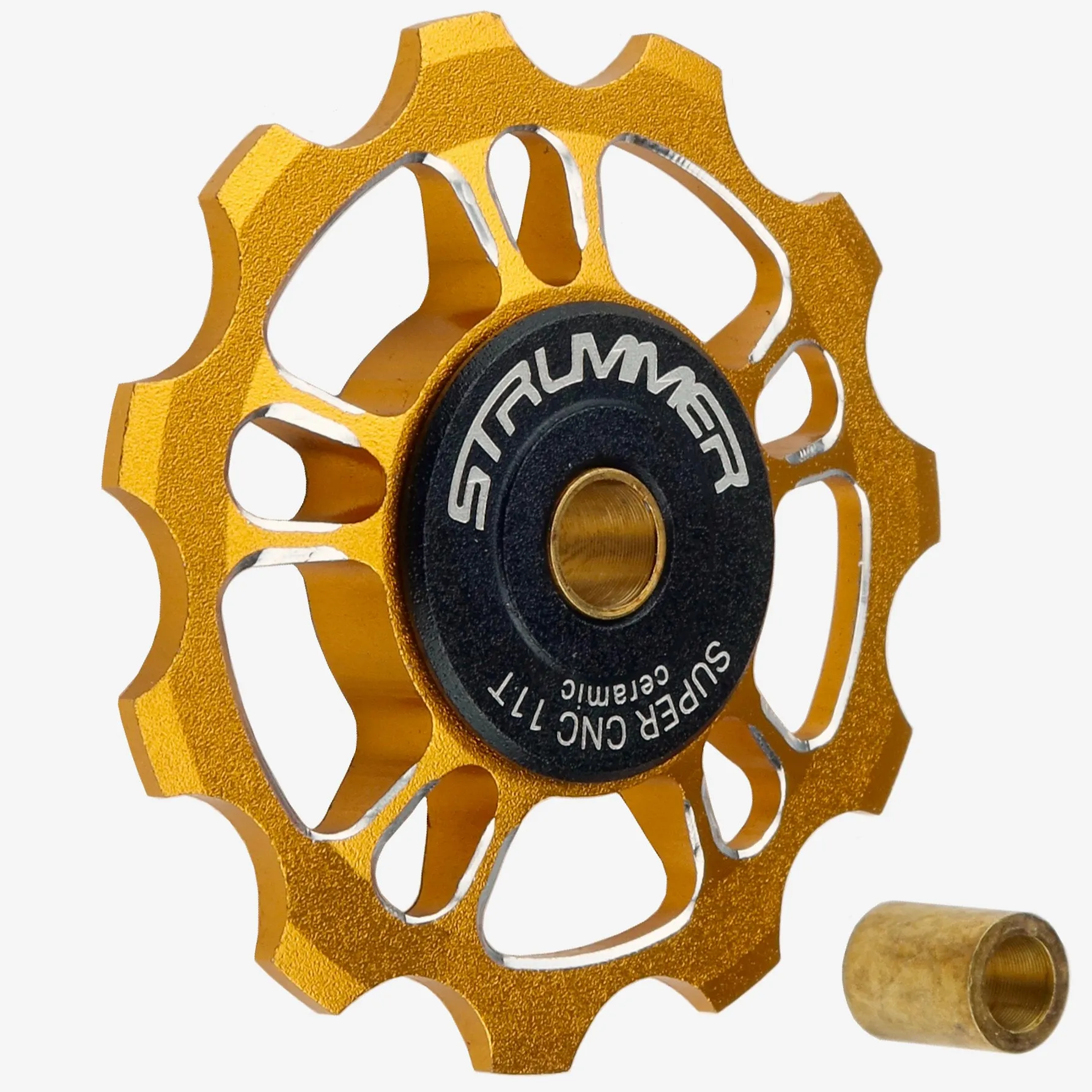 Strummer Super CNC Rear Derailleur Pulley Wheel (with Black Ceramic Bearings)