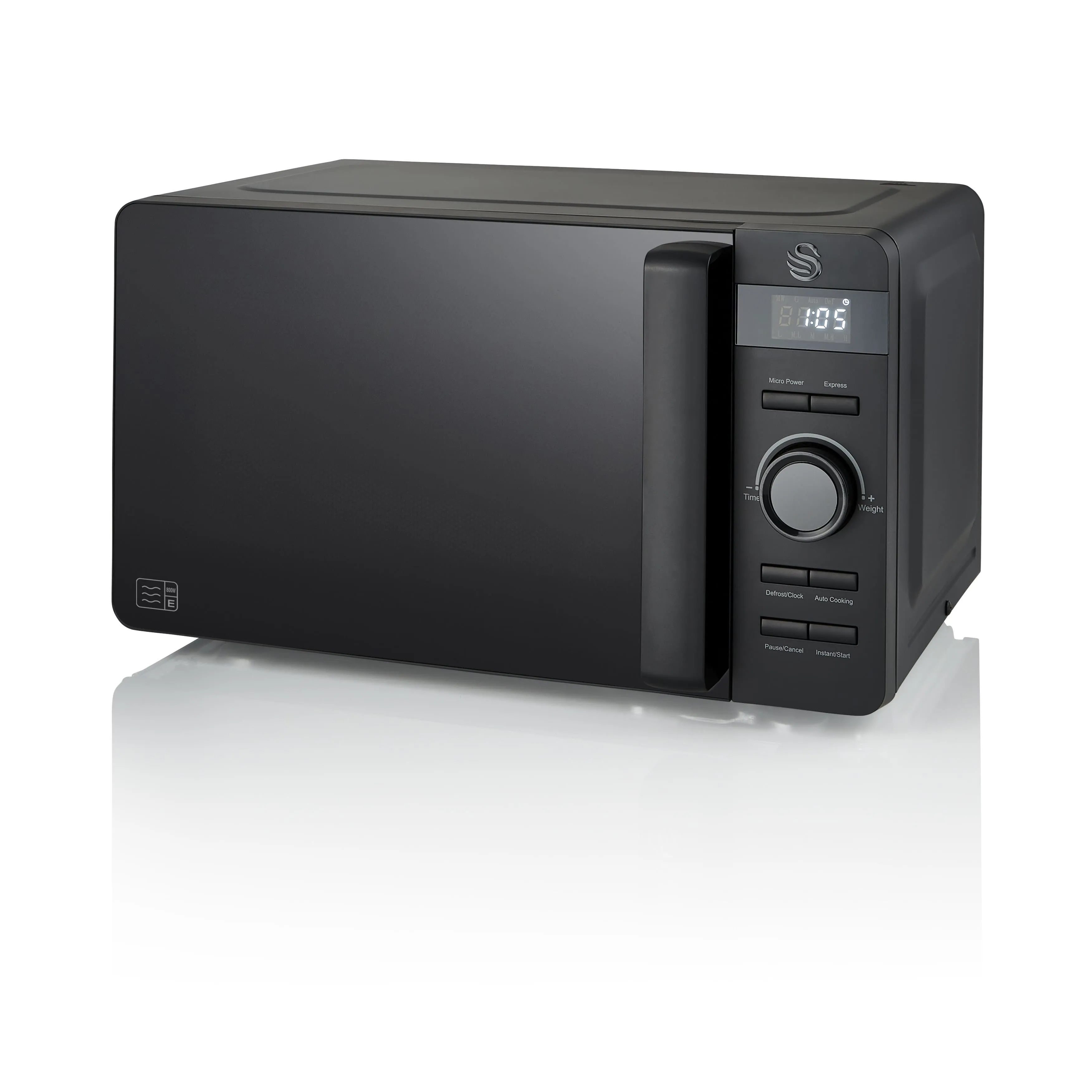 Swan Stealth 20L Digital Microwave Black